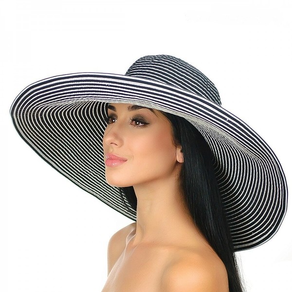 Жіночі капелюхи з широкими полями чорного кольору D 014-01