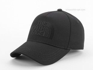 Бейсболка черная с вышивкой TNF