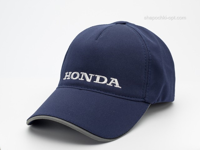 Бейсболка з вишивкою Honda синя, СХ лакоста