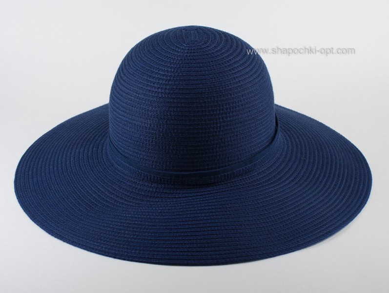 Темно-синя шляпа з середніми полями D 179-05