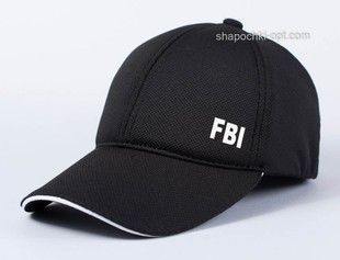 Бейсболка Sahara FBI чорний, лакоста шестиклинка