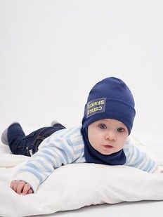 Трикотажный набор для малышей Альто синий