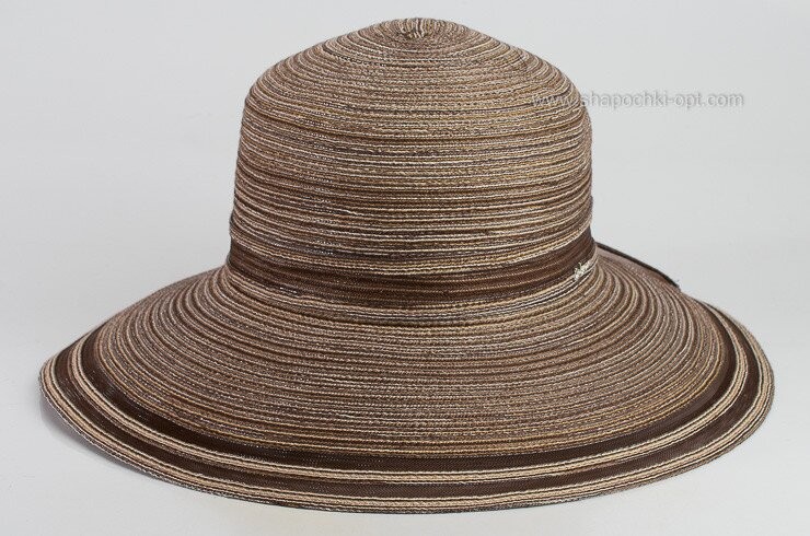 Вишукані жіночі капелюхи темно-коричневого кольору D 043-32