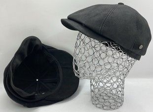 Кепка восьмиклинка Paskat з штучної шкіри