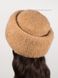 Женская шапка Фантазия на флисе ирис