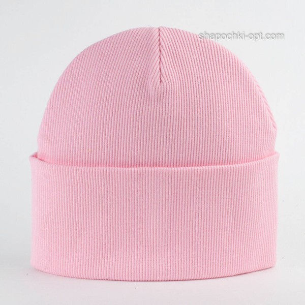 Розовая шапка для девочки Йори