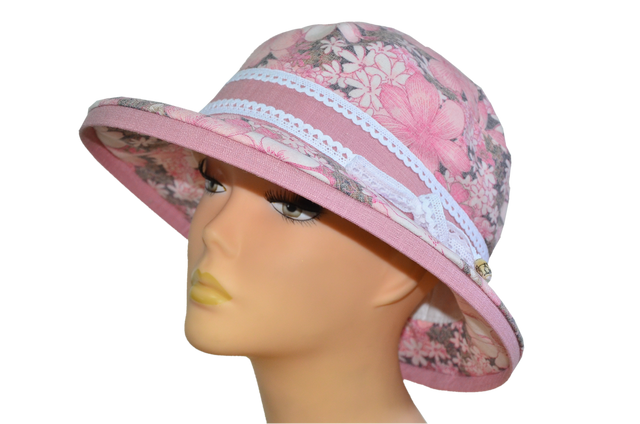 Літня шляпа "Любава" рожева 33051