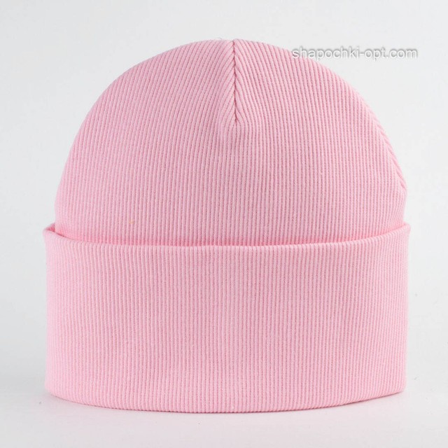 Розовая шапка для девочки Йори