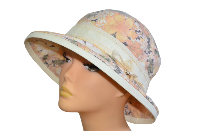 Літня шляпа "Любава" жовта 33051