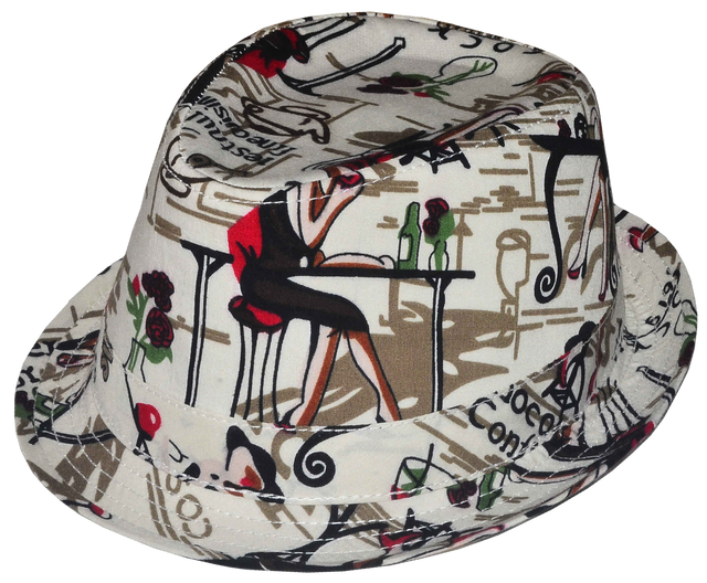 Шляпы женские Джокер х/б принт "Маритини" 070004-39