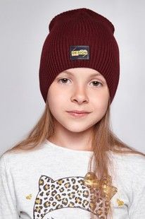 Подовжена дитяча шапочка Tim Ch Uni марсала