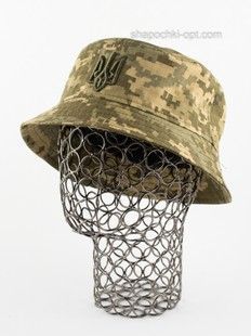 Панама Kartazon з вишивкою Тризуб піксель