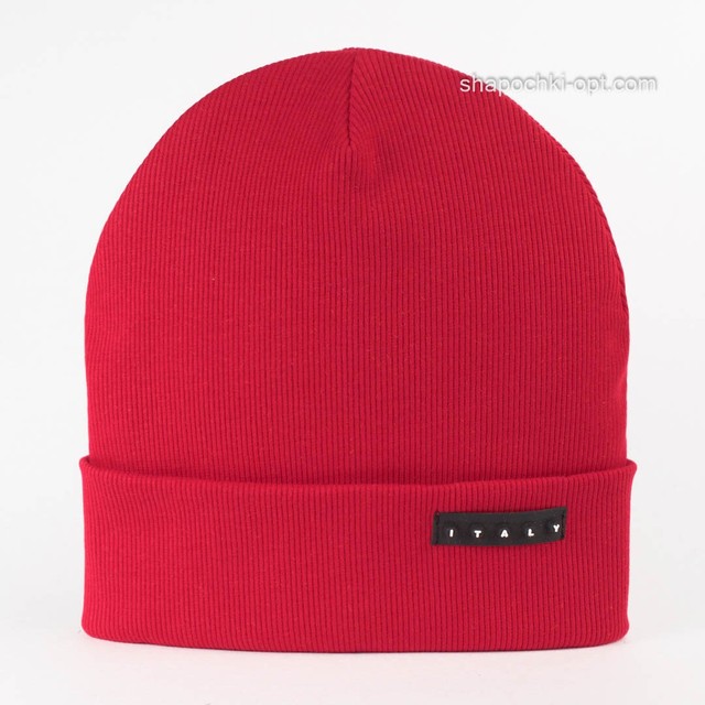 Красная шапка с отворотом Олби