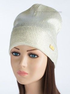 Шапка Джазі Gucci білий + срібло