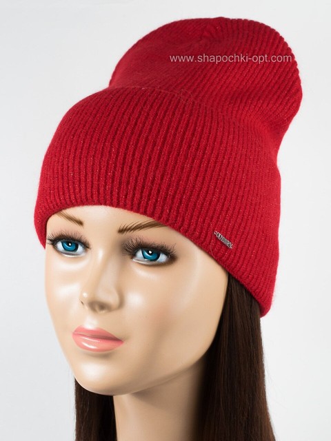 Яскрава жіноча шапка Дана-2 червона