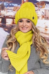 Комплект шапка-колпак и шарф Наоми
