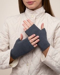 Митенки коттоновые М-43 стальные