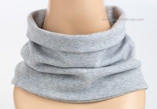 Сірий трикотажний хомут Klimani
