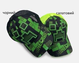 Бейсболка дитяча принт Minecraft-3