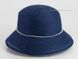 Жіночі сині капелюшки з прозорою вставкою D 157-05