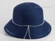 Жіночі сині капелюшки з прозорою вставкою D 157-05