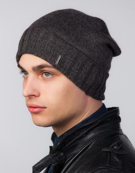 Мужская удлиненная шапка OSCAR UniX темно-серый