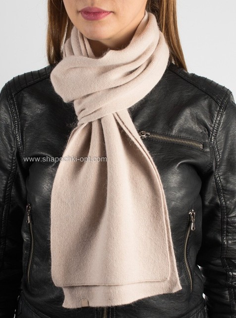Модный и теплый вязаный шарф S-1 лен
