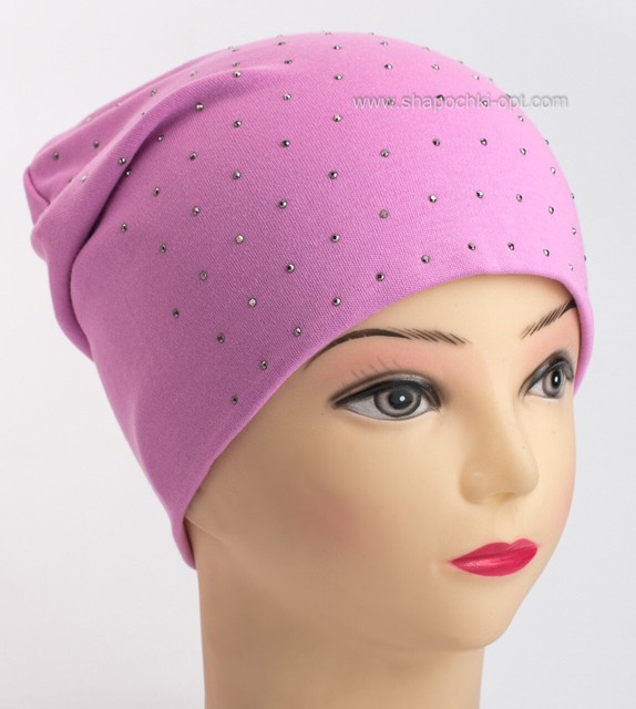 Розовая шапочка Аура для девочек