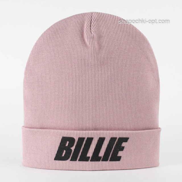 Демісезонна шапка для дівчинки Біллі пудра