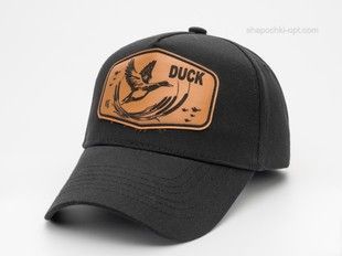 Бейсболка тракер аплікація Duck чорна арт. 4060-49
