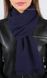 Стильний і модний в'язаний шарф S-1 колір індиго
