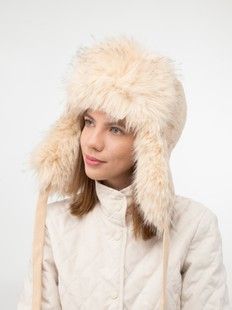 Ушанка У-55 №17/5 крем-брюле/песок