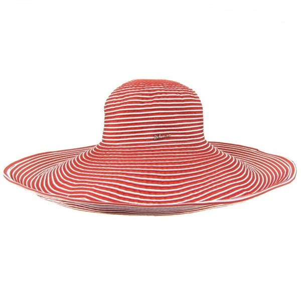Жіночі капелюхи з широкими полями червоного кольору D 014-13