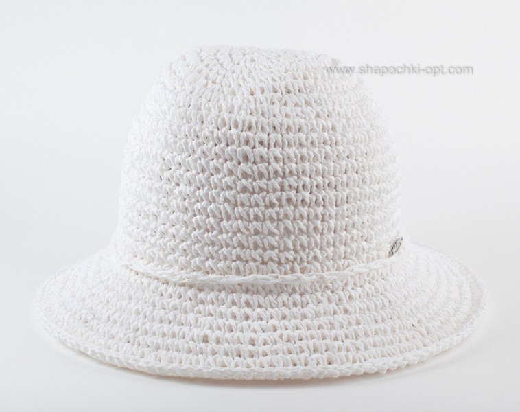 Белая летняя мини-шляпка D 202-02