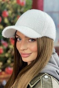 Бейсболка Поинт белая арт. 6095