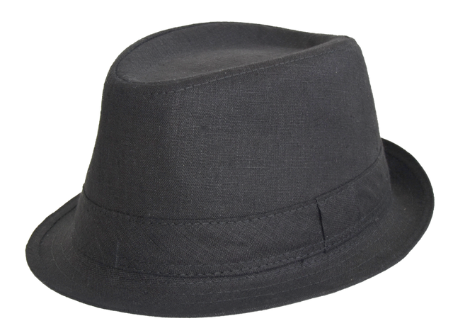 Шляпа Джокер лен темный. 0704-94