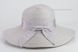 Шляпа с широкой лентой серая D 163-06