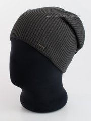 Удлиненная теплая шапка Damir UniX темно-серая