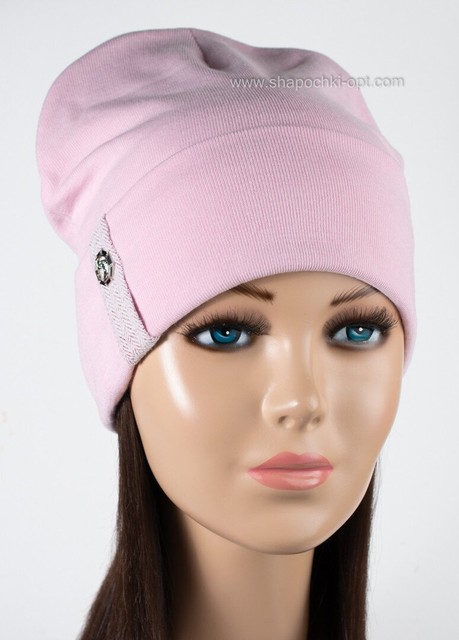 Классическая шапка-колпак Нара светло-розовая