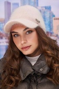 Бейсболка Долорес арт.4955 кремова