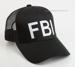 Бейсболка FBI белый логотип