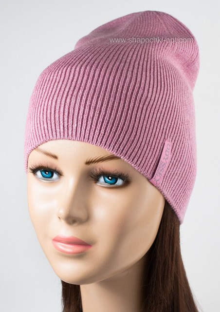 Лаконічна жіноча шапочка Нуга-1 колір бузок