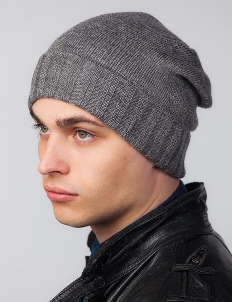 Мужская удлиненная шапка OSCAR UniX серый