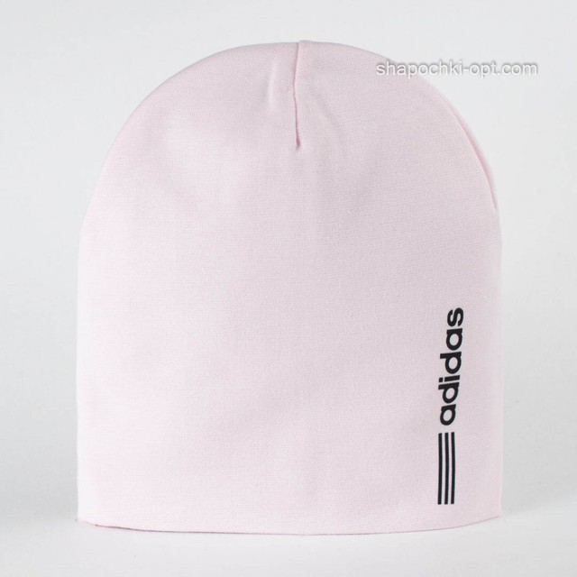 Демисезонная трикотажная шапочка Коул светло-розовая