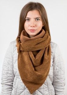 Косинка двостороння вельвет манчестер коричневий/шоколад арт. 09001
