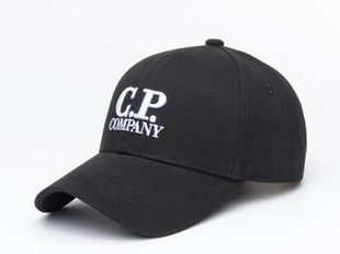 Бейсболка с белой вышивкой CPC черная