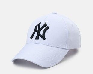 Дитяча бейсболка DiArt з вишивкою NY біла