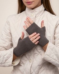 Митенки коттоновые М-43 капучино