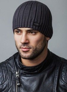 Чоловіча утеплена шапка Ruben фума