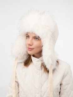 Ушанка У-55 №4/2 бисквит/молочный